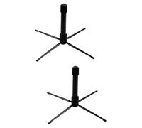 Abaodam 2pcs Portable Flute Stand Clarinet Storage Rack Musical Instrument Accessories Display