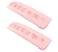 Abaodam 2pcs Portable Lightweight Foldable Tail Combs Made of Plastic for Travel and Everyday Hair Care Enthusiasts, for Parting and Styling on A Wide Range of Occasions