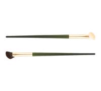 Abaodam 2pcs Portable Nose Contouring Brushes for Women with Artificial Fiber and Aluminium Handles, Time-saving Design to Maintain Shape, for Personal Homes and Beauty Salons