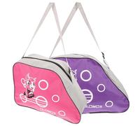 Abaodam 2pcs Portable Roller Skate Bag with Storage Wear-Resistant Skates Holder Easy to Clean and Carry Fashionable Purple Pink Skating Shoe Container Random Color