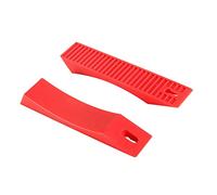 Abaodam 2Pcs Portable Silicone Deadlift Barbell Pads for Weightlifting Fitness Room Supplies Durable Red Jack for Home Gym and Training