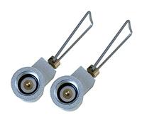 Abaodam 2Pcs Portable Stove Adapter for Outdoor Flat Gas Cylinders Durable Chemical Resistant Converter with High Temperature Stability Camping Stove Conversion for Barbecue Random Color