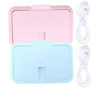 Abaodam 2pcs Portable Tissue Warmer USB Wipe Warmer for Born Stall Mates Sensitive Large Capacity