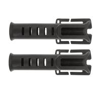 Abaodam 2pcs Portable Waist Belt Fishing Rod Holder Lightweight Adjustable Pole Inserter for Outdoor Handsfree Fishing for Shore Boat Kayak Anglers in Black