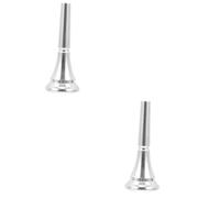 Abaodam 2pcs Professional French Horn Mouthpiece Trumpet Mouth Horn Shape Manual French Accessory