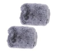 Abaodam 2pcs Professional Mic Covers Wind Pop Filter Plush Covers for Condenser Mics Live Streaming