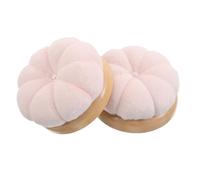 Abaodam 2pcs Pumpkin Shape Sewing Needle Holder Portable Pin Cushion for Embroidery Knitting Needle Organizer with Secure Base for Home Travel Office Use