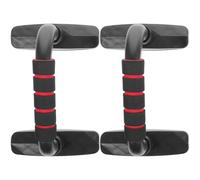 Abaodam 2pcs Push-up Holder Home Fitness Equipment Arm Strengthening Brackets with Multi-point Gravity Distribution for Balance Training and Muscle Building Black Push-up Stands