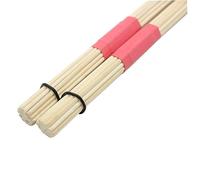 Abaodam 2pcs Rack Drum Stick Bamboo Drumsticks Brush Lightweight Wooden Drum Sticks for Jazz and