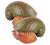 Abaodam 2pcs Realistic Snail Figures Ocean Animal Models Snail Toys for Fish Tank Educational Sea Creatures Decor