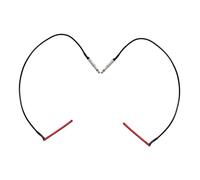 Abaodam 2pcs Red Piezo Pickup Stick with 2.5mm Jack for Acoustic Guitar and Ukulele - Piezoelectric Sound Pickup Transducer for Musical Instrument Accessories