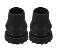 Abaodam 2pcs Replacement Cane Tips 22mm Diameter Heavy Duty Rubber Non-Slip Walking Stick Foot Caps for Crutches and Hiking Sticks, Versatile Usage for Seniors at Homes and Offices