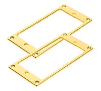 Abaodam 2pcs Replacement Pickup Frames for Electric Guitars Brass Pickup Covers Lightweight for Squire Guitars