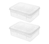 Abaodam 2pcs Reptile Egg Incubator Tray 16-hole Hatchery Box for Gecko Lizard Breeding, Pet Supply Reptile Hatchery Case for Snake and Tortoise Eggs