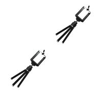 Abaodam 2pcs Retractable Mini Tripod for Phone Camera Small Bracket for Mobile Tripod Desk Phone Holder Flexible Smartphone