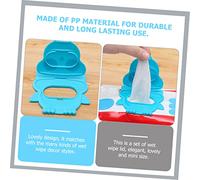 Abaodam 2pcs Reusable Cartoon Owl Wet Tissue Lid Covers Portable Durable Wipe Caps for Lightweight Dustproof Wipes Protectors for Travel and Home Storage Blue Green