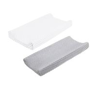 Abaodam 2pcs Reusable Polyester Changing Pad Covers and Friendly Nappy Changing Mat Travel Covers Assorted Colour Suitable for Nursery and Diaper Table