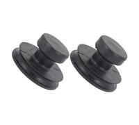 Abaodam 2pcs Rubber Handle for Singing Bowl Ergonomic Lightweight Lifter Tool for Meditation and Yoga Compatible Bowl Essential Sound Therapy Accessory