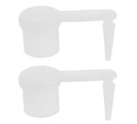 Abaodam 2pcs Rubber Steamer Tube Plug for Facial Steaming Device with Minimal Noise and Broad Compatibility, White Replacement Part for Spa Steamer Suitable for Salon and Home Spa Use