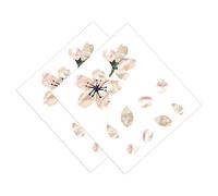 Abaodam 2pcs Sakura Cherry Blossom Guitar Fingerboard Sticker Decal for Acoustic Electric Guitars Self-adhesive Musical Instrument Decor Flower Petals for Beginners Diy Projects