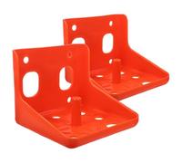 Abaodam 2Pcs Salt Lick Holder for Horses Cattle Sheep and Goats Mineral Salt Block Holder Stable Plastic Block Rack Easy-Clean Feeding Tray for Livestock 6.69 X 6.30 X 5.35 in