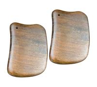 Abaodam 2pcs Sandalwood Gua Sha Body Scraper Board for Neck and Back Massage, Wooden Multi-Functional Scraping Tool for Muscle Relief and Face Massage, Natural Body Massager for Wellness