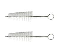 Abaodam 2pcs Saxophone Cleaning Brush Set Nylon and Stainless Steel Material, Long Enough to Reach inside Instrument Tube, Convenient to Use for Effective Sound Hole Cleaning