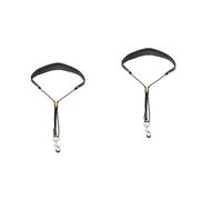 Abaodam 2pcs Saxophone Neck Strap Adjustable and Metal for Alto Tenor Soprano Comfortable and Shoulder Belt for Professional and Beginner Players