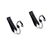 Abaodam 2pcs Saxophone Strap Adjustable Leather Neck Belt for Tenor Alto Soprano Saxophones Breathable Design