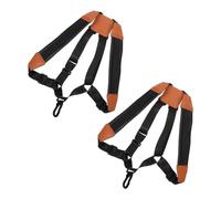 Abaodam 2pcs Saxophone Straps for Boys and Girls Padded Neck Strap Black Sax Harness Saxophone Shoulder Belts