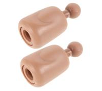 Abaodam 2pcs Scale Doll Neck Connector DIY Head Joint Adapter Bracket for Soldier Figures Tight-fit Neck Peg for Craft Accessories Easy Installation Replacement Parts