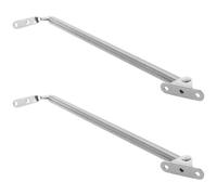 Abaodam 2pcs Self Closing Door Spring Camper Hatch Support Stainless Steel Silver, Boat Yacht Hardware, Travel Rv Door and Hatch Lid Stay Holder