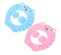 Abaodam 2pcs Shampoo Cap Boys and Girls Bathing Cap Adjustable Visor Hats for Shower Hair Washing Shield Boy Girl Shower Hat