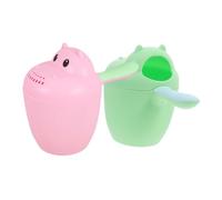 Abaodam 2pcs Shampoo Cup Bathing Jug Flow Control Rinser for Boys and Girls Bathing Cup