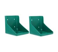 Abaodam 2pcs Sheep Salt Feeder Box Durable Cattle Salt Licking Tray Easy Clean Material Smooth Surface Design for Livestock Nutrition for Sheep and Cattle Feeding