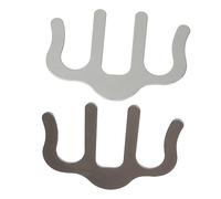 Abaodam 2pcs Sheet Clips Random Color (black White) Sturdy Music Page Holder and Books
