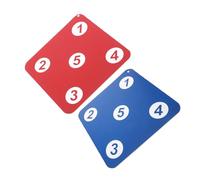 Abaodam 2pcs Shockproof Dual-sided Fencing Target Practice Board with Material Wall-mounted Archery and Sword Training Aid for Gym and Outdoor Skill Development