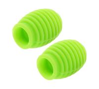 Abaodam 2pcs Silicone Drumstick Silent Tips Spiral Design Drum Dampener Covers for Quiet Practice and Performance Secure Fit Drum Mute Protectors Drummer Accessories for Noise Reduction