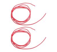 Abaodam 2pcs Silicone Shielded Guitar Patch Cord Stranded Wire for Electric Bass Guitar Vintage Wiring Accessories Instrument Wire