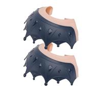 Abaodam 2pcs Silicone Waterproof Baby Shampoo Caps with Ear Protection for Bathing, Cartoon Shaped Wash Hats Suitable for Children During Hair Washing and Outdoor Walking