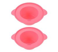 Abaodam 2pcs Silicone Wax Melt Liner Replacement for Wax Warmer Pot 400ml Capacity Easy to Operate with Even Heating for Home Waxing and Family Use