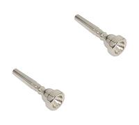 Abaodam 2pcs Silver Trumpet Mouthpiece Accessory Copper Material for High Register Performance for Trumpet