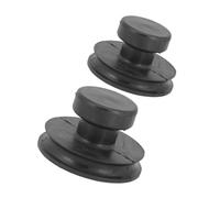 Abaodam 2pcs Singing Bowl Sucker Rubber Suction Handles Lifting Handle for Meditation Gong Bowl