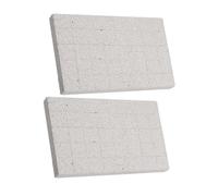 Abaodam 2PCS Small Animal Foot Pads Lava Grinding Stone for Claw Teeth Maintenance Multipurpose Hamster Scratch Board and Cage Chew for Chinchilla Rabbit Guinea Pig