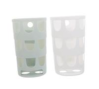 Abaodam 2pcs Small Rabbit Guinea Pig Hay Rack Feeder Plastic Multi Function Grass Food Dispenser with Multiple Preventing Waste for Small Pets Cage Use