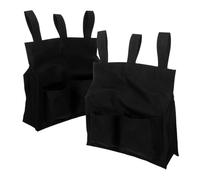 Abaodam 2pcs Softball Referee Ball Bag Large Oxford Cloth Umpire Gear Bag with Waist Strap and Side Pockets for Baseball Golf Softball Equipment Storage