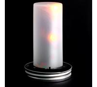 Abaodam 2pcs Solar LED Flame Effect Garden Lights, Warm Yellow Jar Cap Lamps for Outdoor Patio, Courtyard Decorative Solar Table Lamps, Solar-Powered Flickering Night Lights for Wedding