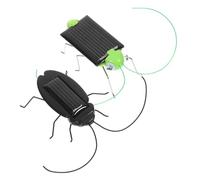 Abaodam 2pcs Solar Powered Insect Realistic Simulation Cockroach and Educational Science Learning Tool for Classroom Outdoor Play