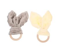 Abaodam 2pcs Soothing Towel Bite-Resistant Toy Security Blanket for Newborns Soft Portable Towel Toy for Colic Relief for Sleeping and Teething