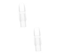 Abaodam 2pcs Soprano Saxophone Mouthpiece High Crystal Material Easy to Install Portable Design for Enhanced Intonation and Performance